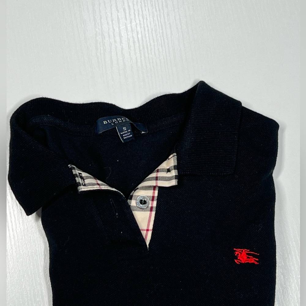 Burberry Brit Exploded Check Pattern Black Crew N… - image 4